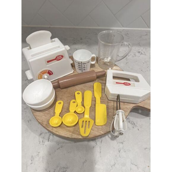 Betty Crocker pretend play kitchen appliances Mixer‎ Toaster